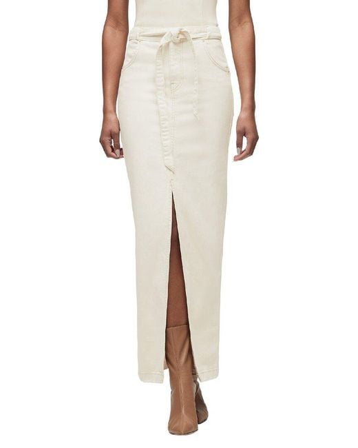 Hudson Natural Tie Waist Maxi Skirt