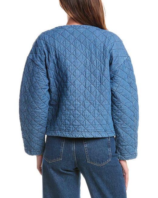 ANNA KAY Blue Ellena Denim Button Shirt