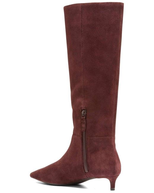 Cole Haan Red Go-To Janece Suede Boot