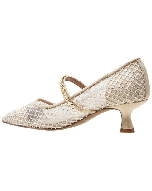 Linea Paolo White Carmine Pump