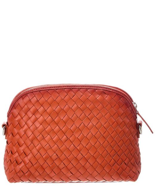 Dragon Diffusion Orange Chunky Fellini Leather Crossbody