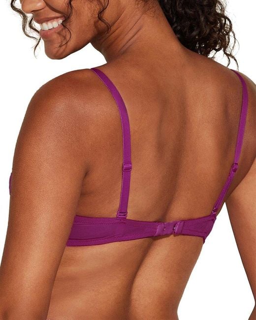 Cosabella Purple Never Say Never Pushie Push Up Bra