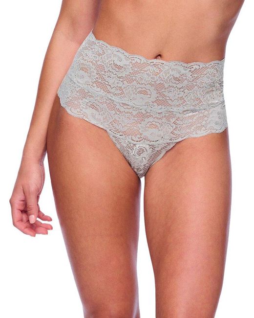 Cosabella Gray Never Say Never High Rise Thong