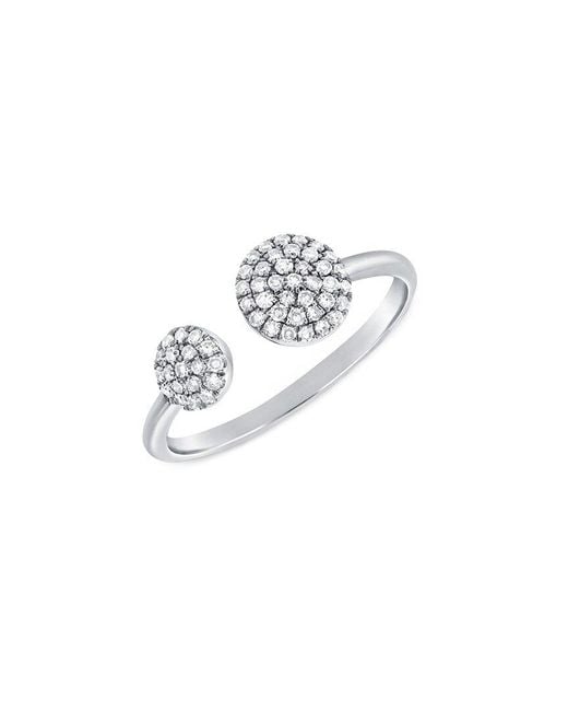 Sabrina Designs White 14k 0.22 Ct. Tw. Diamond Open Ring