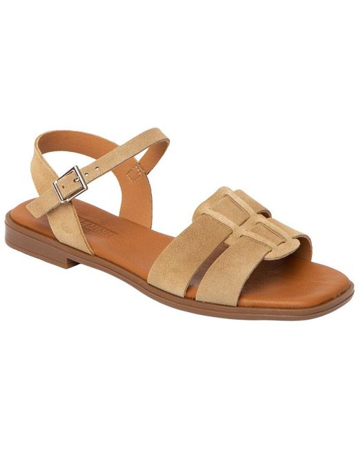 Menina Step Brown Niva Leather Sandal