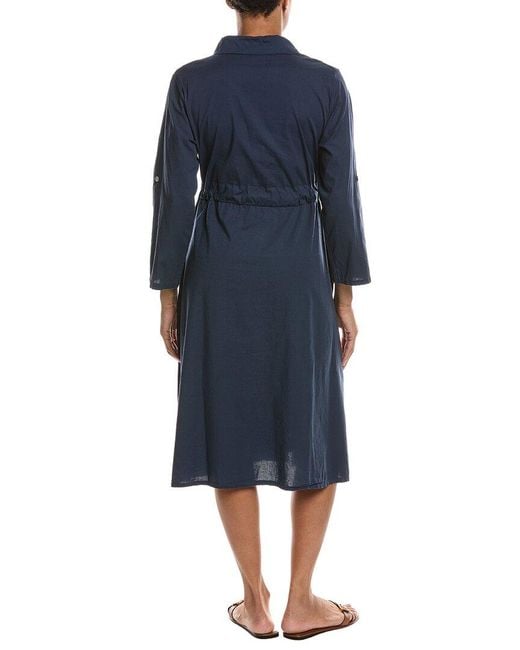 Persaman New York Blue Elastic Waist Dress