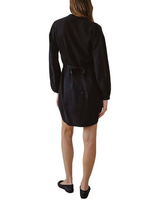 Bella Dahl Black Belted Mini Dress
