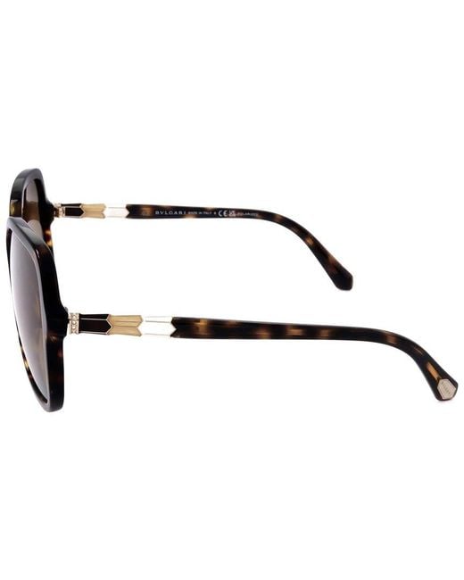 BVLGARI Brown Bv8228B 57Mm Sunglasses for men