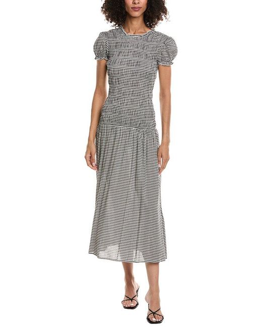 O.P.T Gray O.P.T. Ainsley Midi Dress
