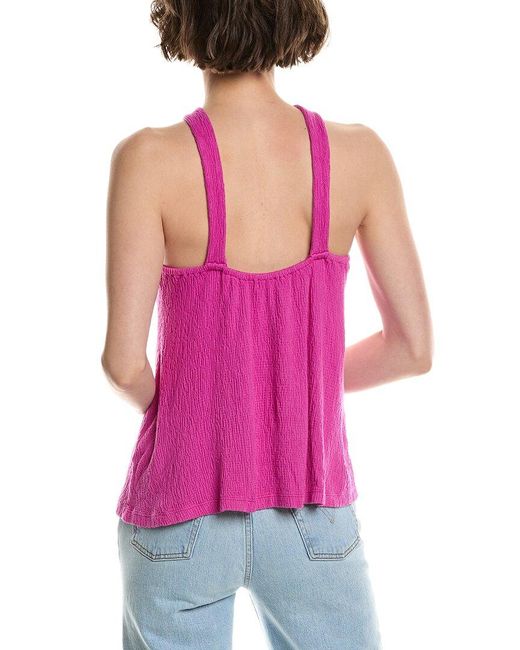 Michael Stars Pink Imani Halter Top