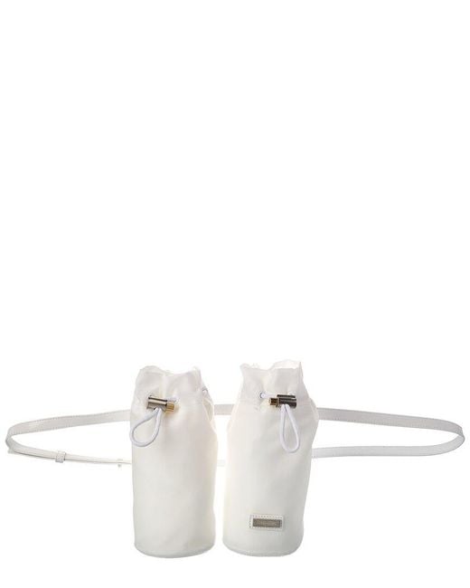 Ferragamo White Water Bottle Belt Bag