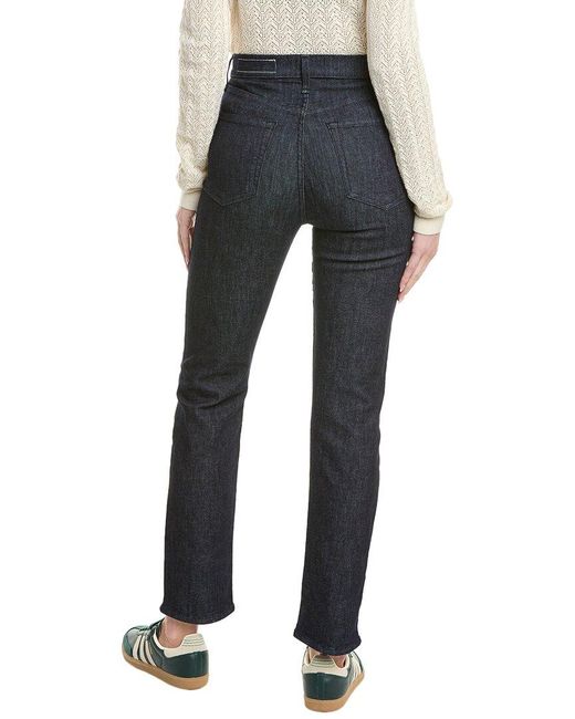 Rag & Bone Blue Fern Rinse Full-Length Slim Jean