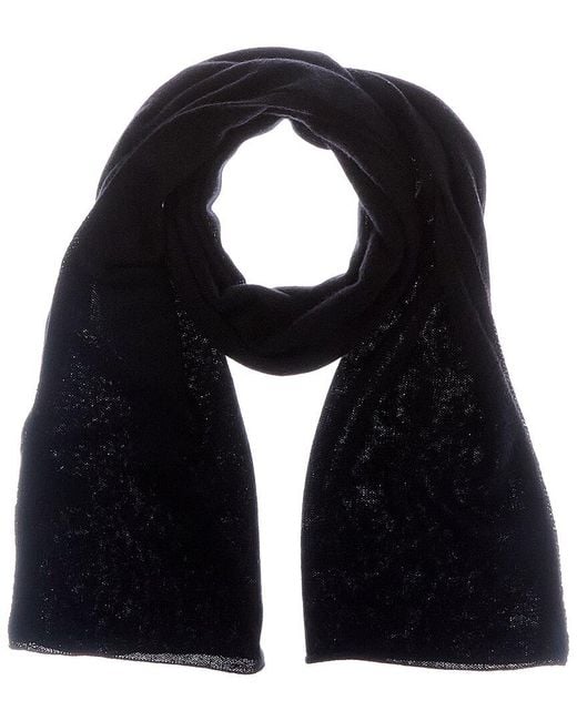 Forte Black Cashmere Oversized Cashmere Scarf