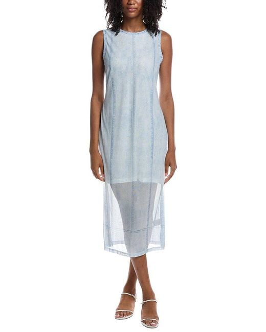 Nanette Lepore Blue Midi Dress