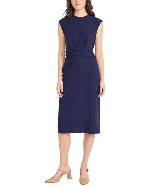 Luxely Blue Midi Dress