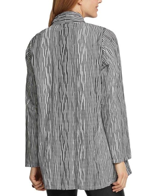 Foxcroft Gray Alana Gingham Jacket