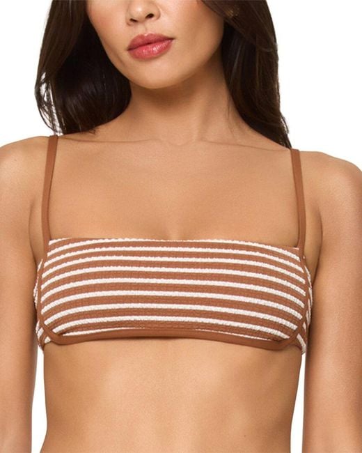 LSPACE Brown Hazel Top