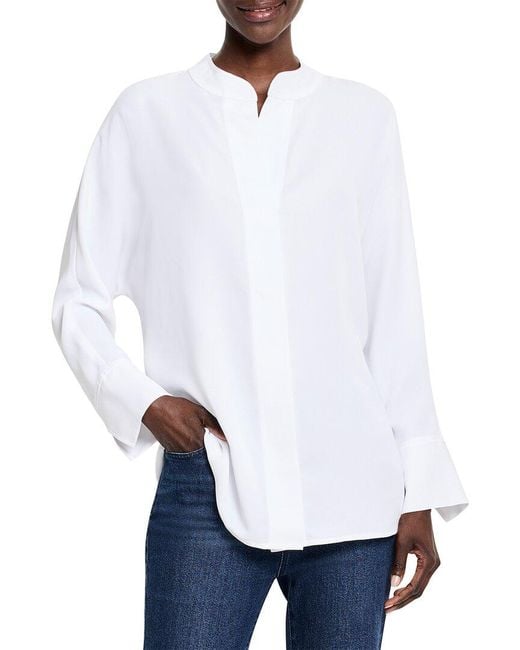 NIC+ZOE White Go With The Flow Shirt