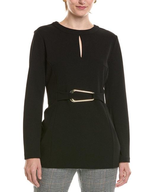 Halston Heritage Black Tunic