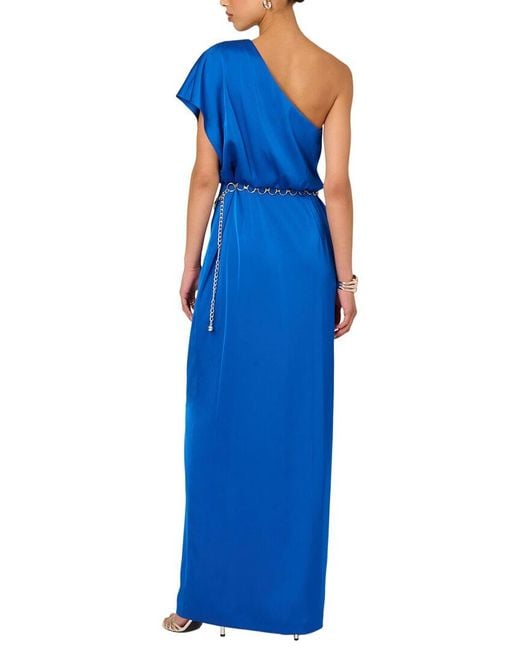 Adrianna Papell Blue Column Dress