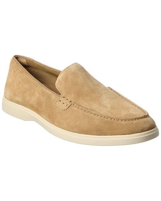 Clarks Natural Torford Suede Loafer for men