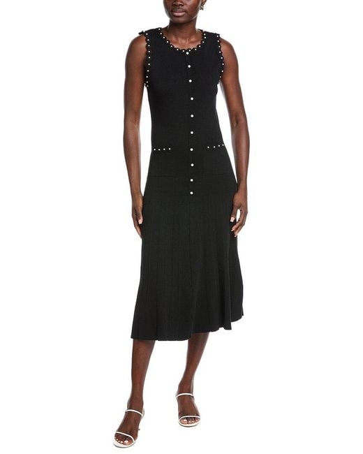 ANNA KAY Black Skinny Ann Midi Dress