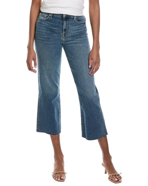 7 For All Mankind Blue Alexa Felicity Cropped Jean