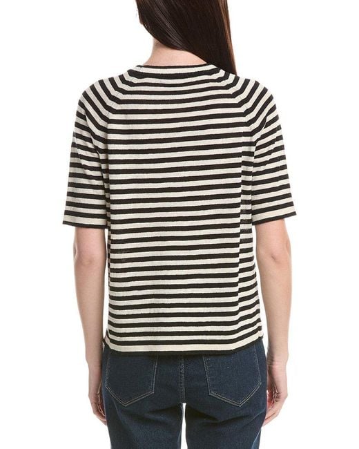 Max Mara Black Linen Beati Sweater