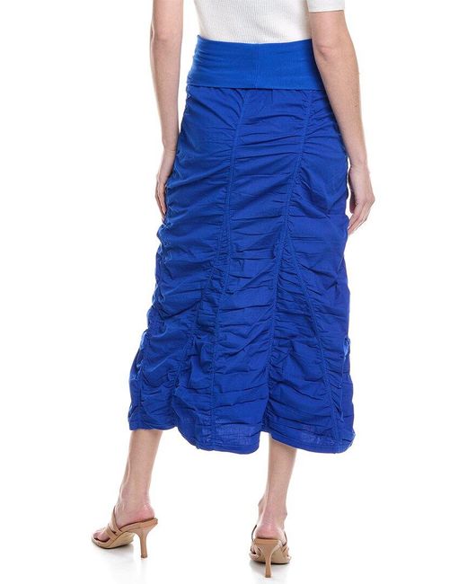 XCVI Blue Peasant Skirt
