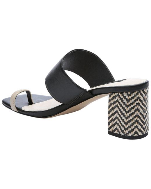 Sanctuary Black Bold Leather Sandal