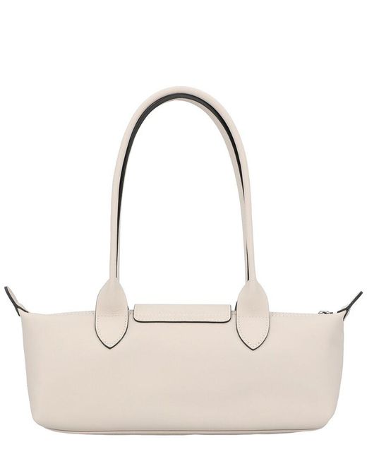 Longchamp Natural Le Pliage Xtra Medium Leather Shoulder Bag