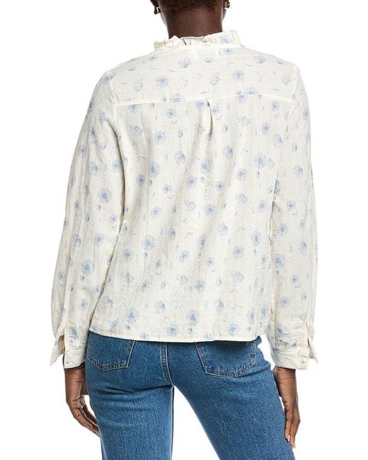 ANNA KAY White Flowy Fleur Blouse