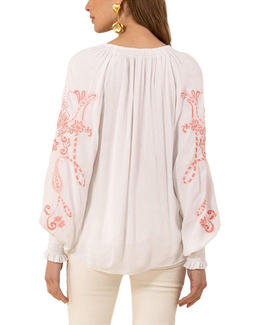Hale Bob Pink Jemma Blouse