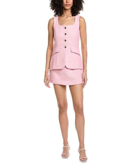 Amanda Uprichard Pink Kya Romper