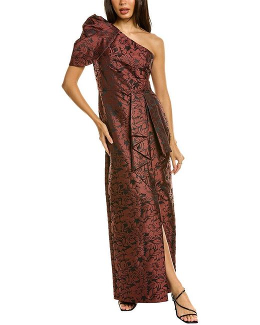 Kay Unger Brown Serena Gown