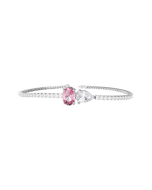 Lab Grown Diamonds White 14K 3.83 Ct. Tw. Lab-Grown Diamond Bangle Bracelet