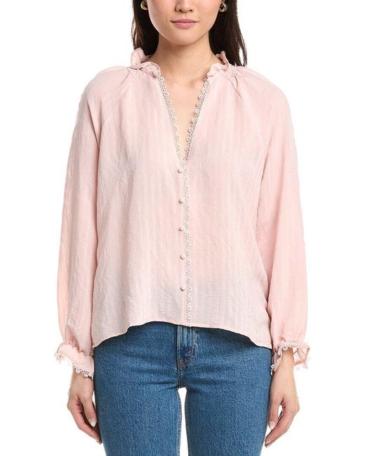 ANNA KAY Red Gustavie Top
