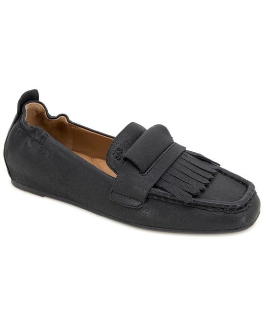 Gentle Souls Black By Kenneth Cole Scotty Leather Loafer