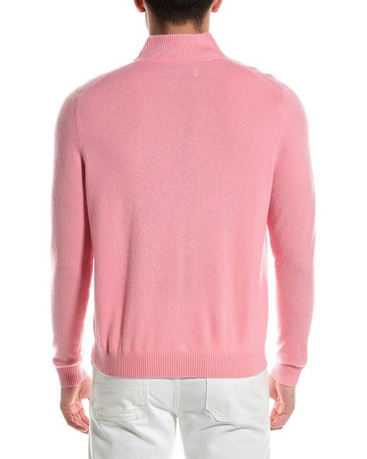 Tommy Bahama Pink Soft Sand Cashmere Mock Neck Sweater for men