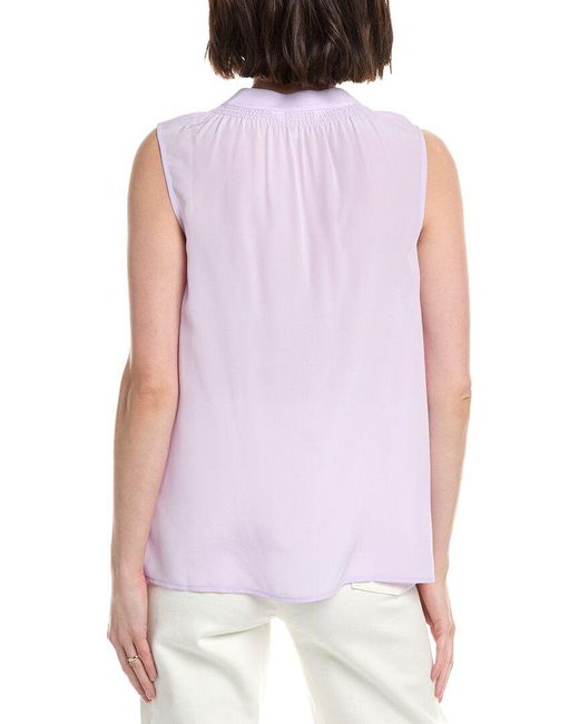 Lilly Pulitzer Purple Elsa Silk Top