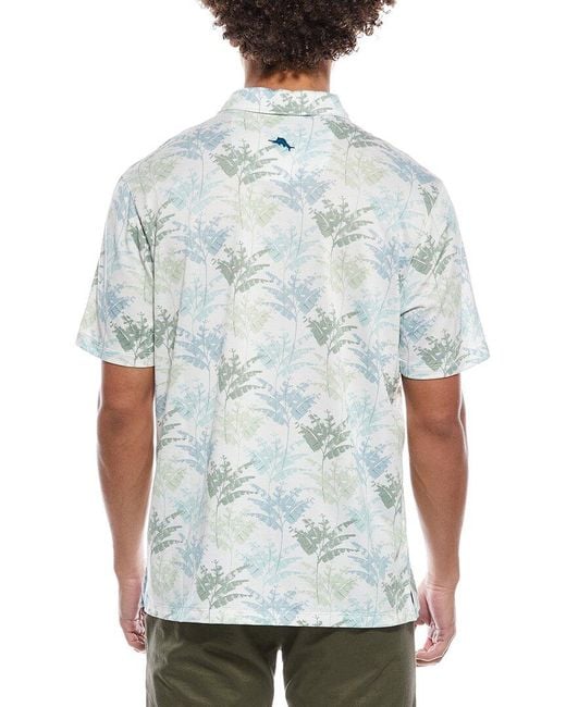 Tommy Bahama White San Lucio Verde Palms Polo Shirt for men