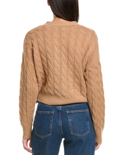 NAADAM Blue Wool & Cashmere-Blend Cardigan