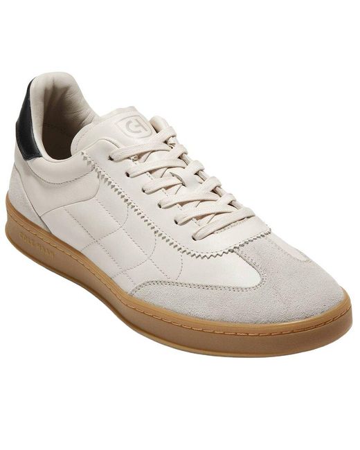 Cole Haan White Gp Breakaway Leather Sneaker for men