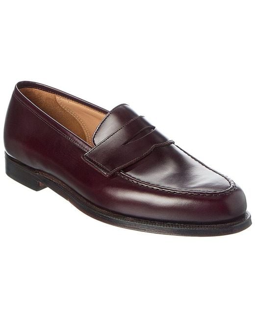 Todd Snyder Brown Crockett & Jones Boston Leather Loafer for men
