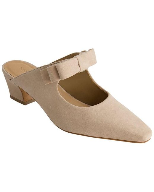 Bernardo Brown Astrid Suede Mule