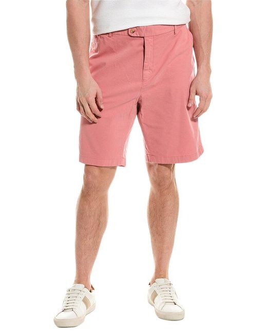 J.McLaughlin Pink Solid Oliver Short for men