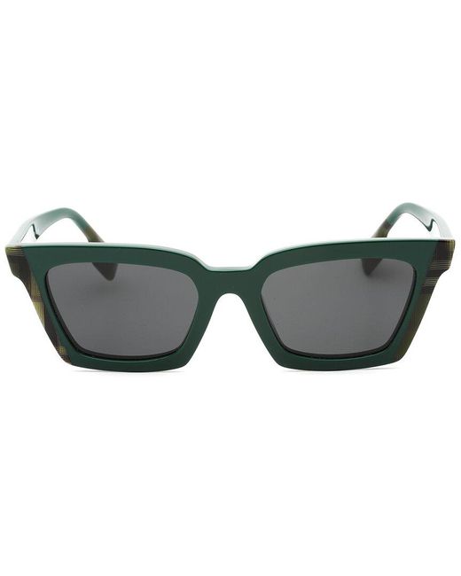 Burberry Green Be4392u 52mm Sunglasses