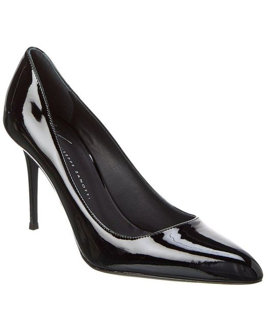 Giuseppe Zanotti Black Jakye 90 Patent Pump