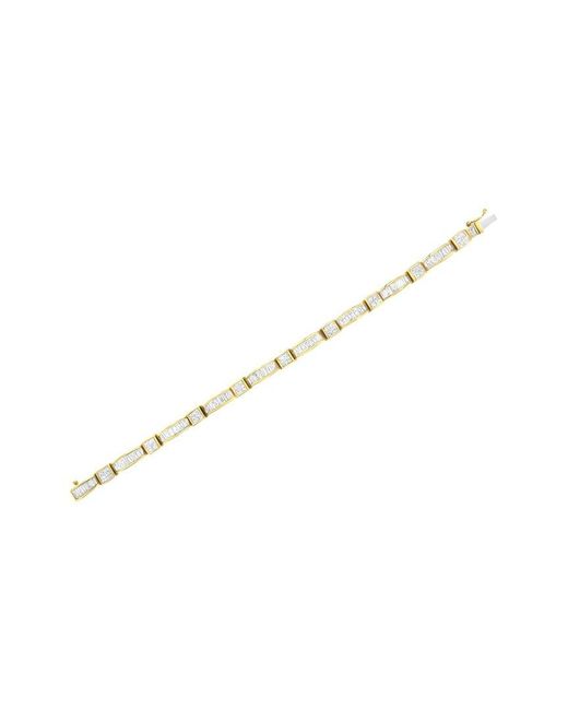Haus of Brilliance Metallic 14K.34 Ct. Tw. Diamond Link Bracelet