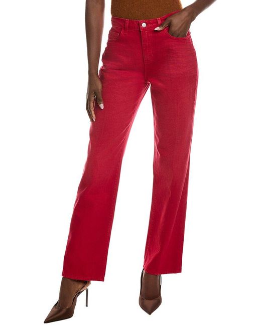 L'Agence Red Jones Ultra High-Rise Stovepipe Pant